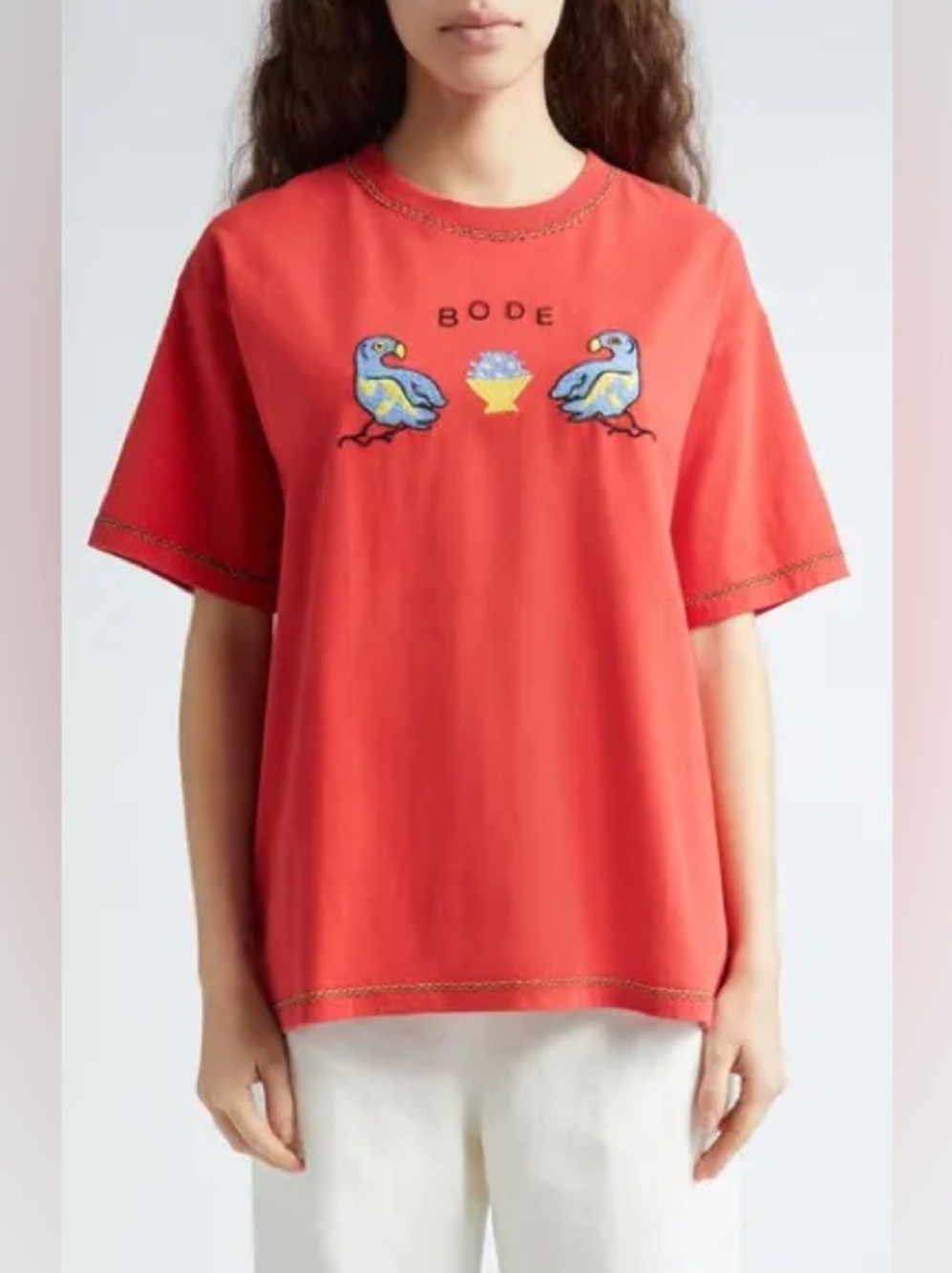 Bode Parrot T Shirt, sz M